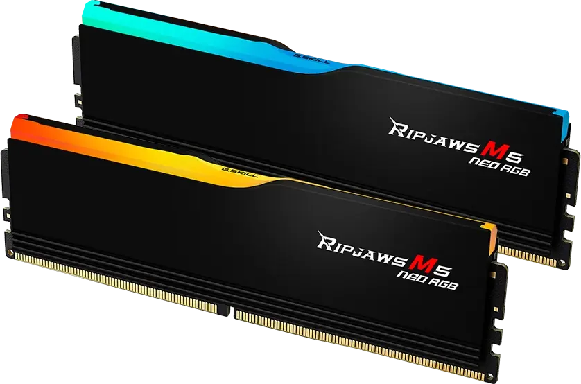 64Gb DDR5 6000MHz G.Skill Ripjaws M5 Neo RGB (F5-6000J3636F32GX2-RM5NRK) (2x32Gb KIT)