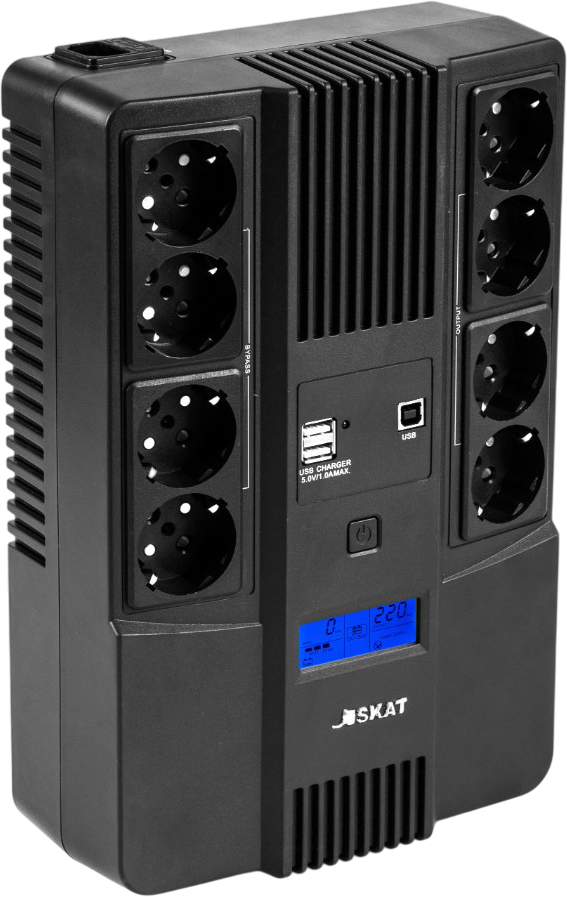 Бастион SKAT-UPS 1000-AID-IN-1x9-8