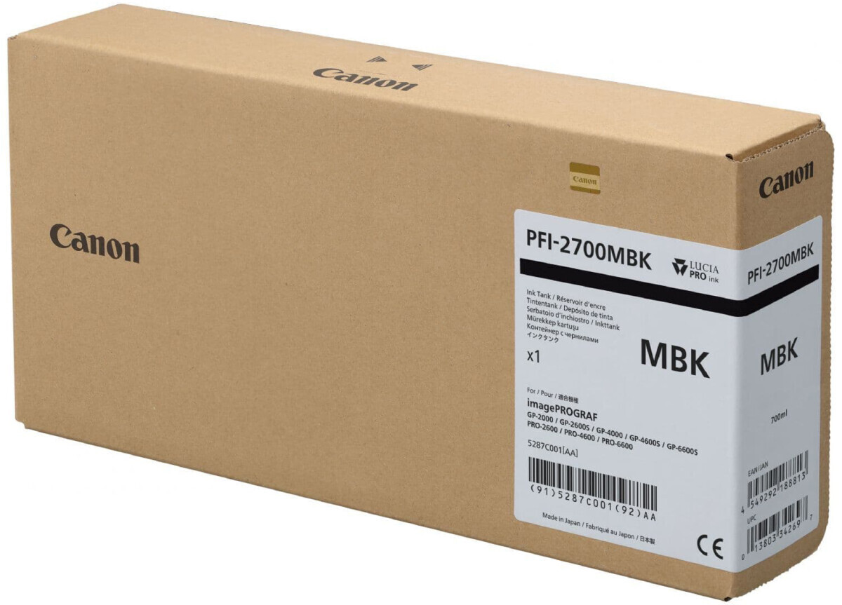 Canon PFI-2700 Matte Black