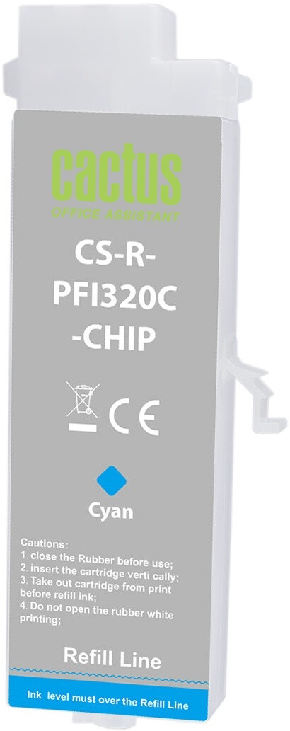Cactus CS-R-PFI320C-CHIP Cyan