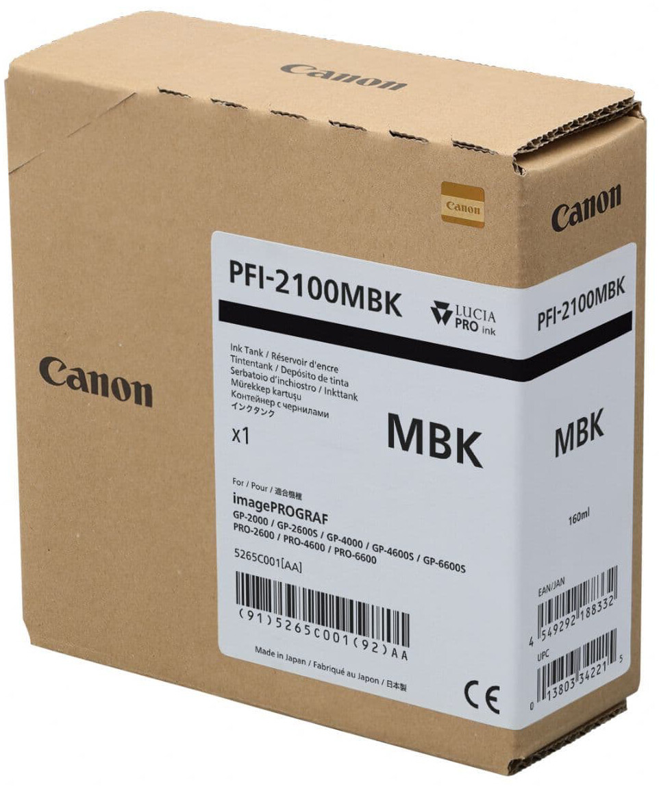 Canon PFI-2100 Matte Black