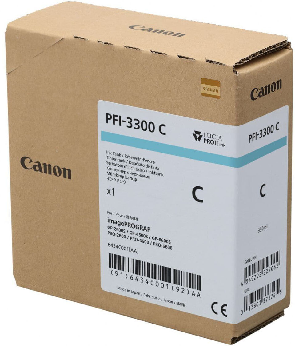 Canon PFI-3300 Cyan