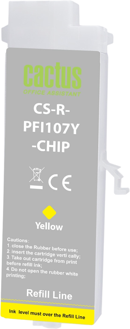 Cactus CS-R-PFI107Y-CHIP Yellow