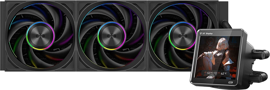 PCcooler DT360 ARGB Display BK