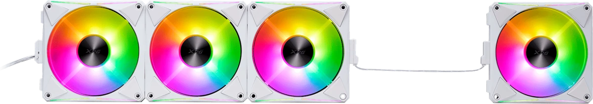 ADATA XPG HURRICANE MAG 120 PWM ARGB White (4 шт.)