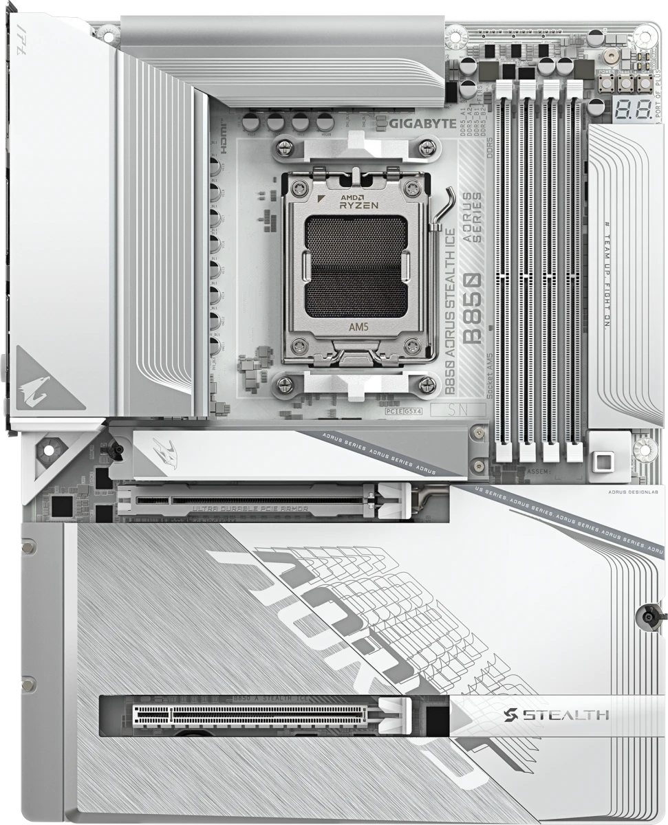 Gigabyte B850 AORUS STEALTH ICE