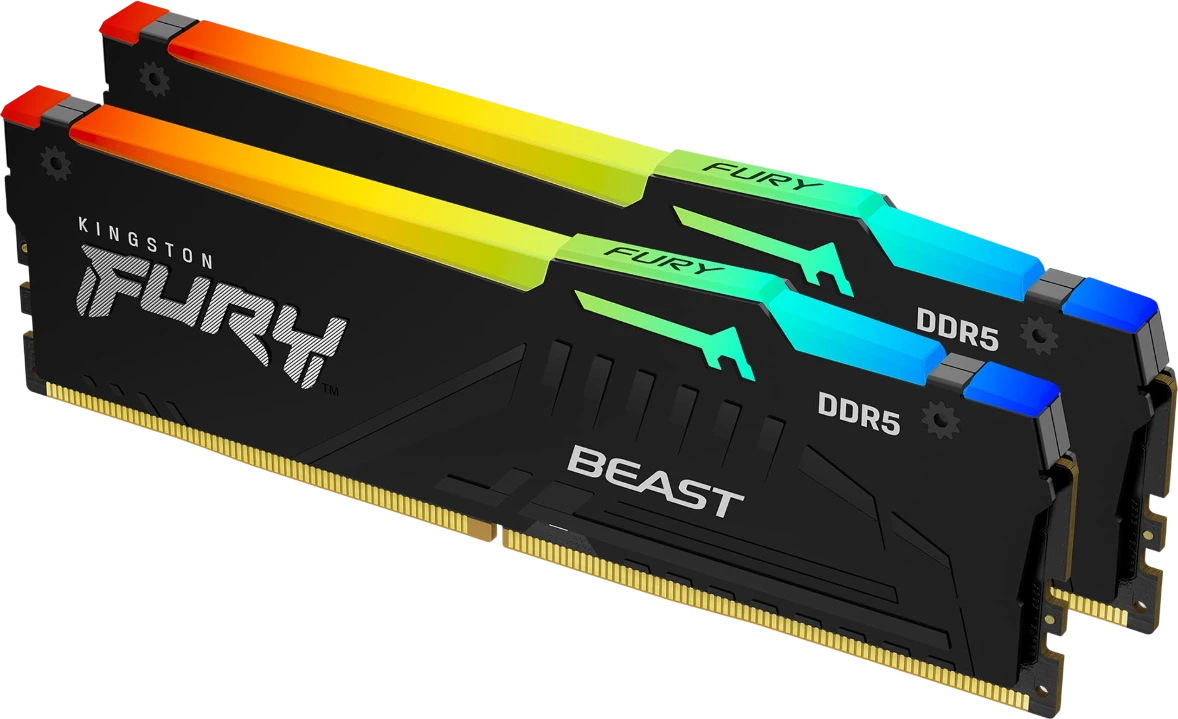 64Gb DDR5 5600MHz Kingston Fury Beast RGB (KF556C40BB2AK2-64) (2x32Gb KIT)
