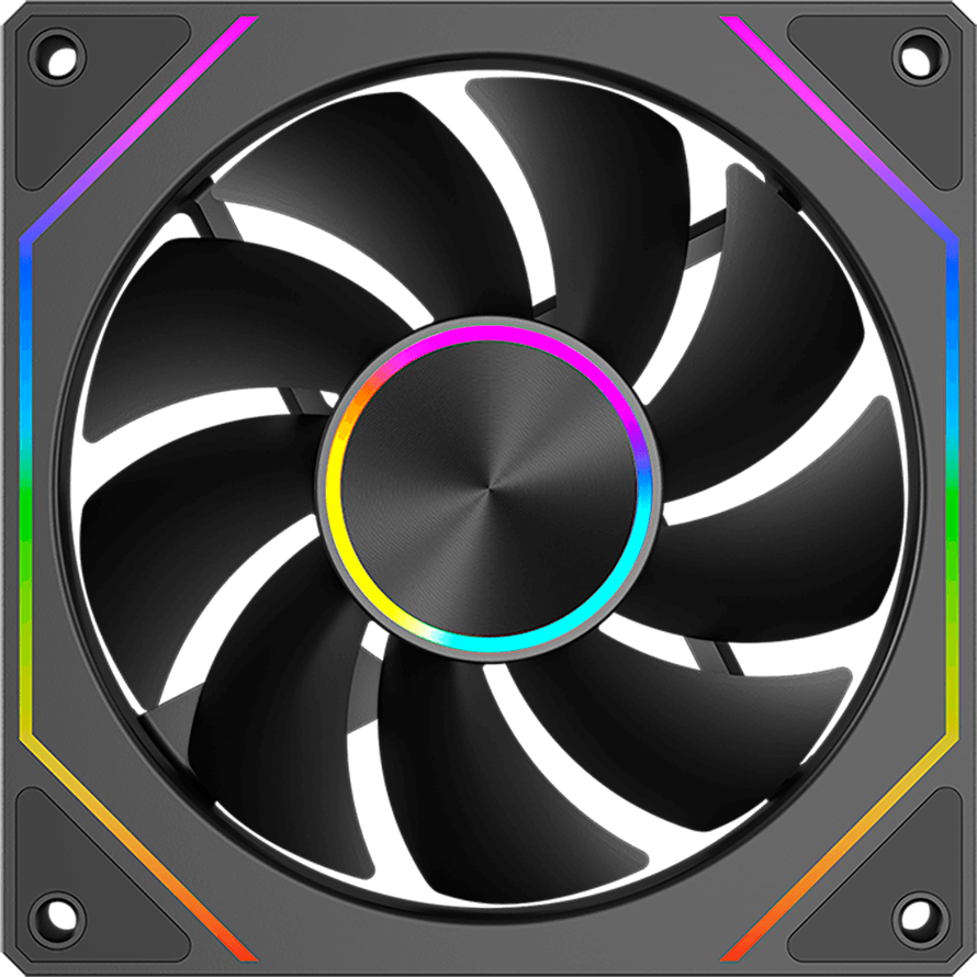 PCcooler FG120 ARGB Black