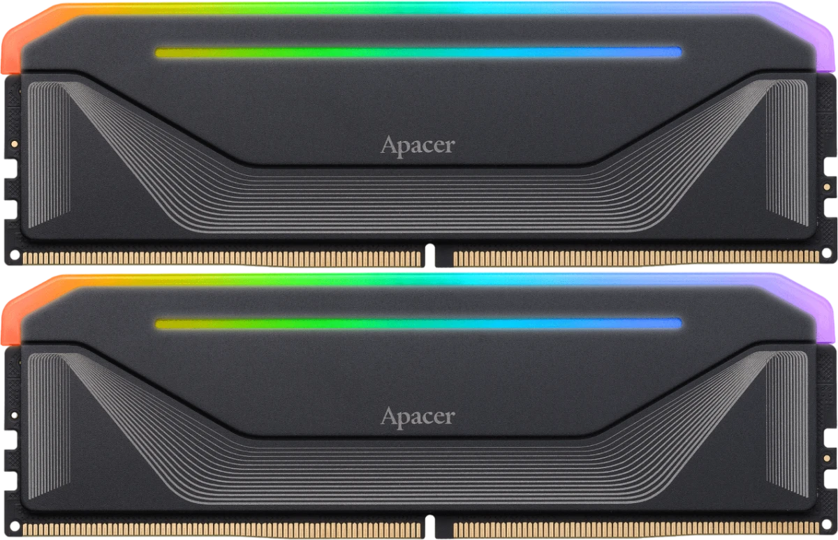 64Gb DDR5 6400MHz Apacer NOX RGB (AH5U64G64C552NBAA-2) (2x32Gb KIT)
