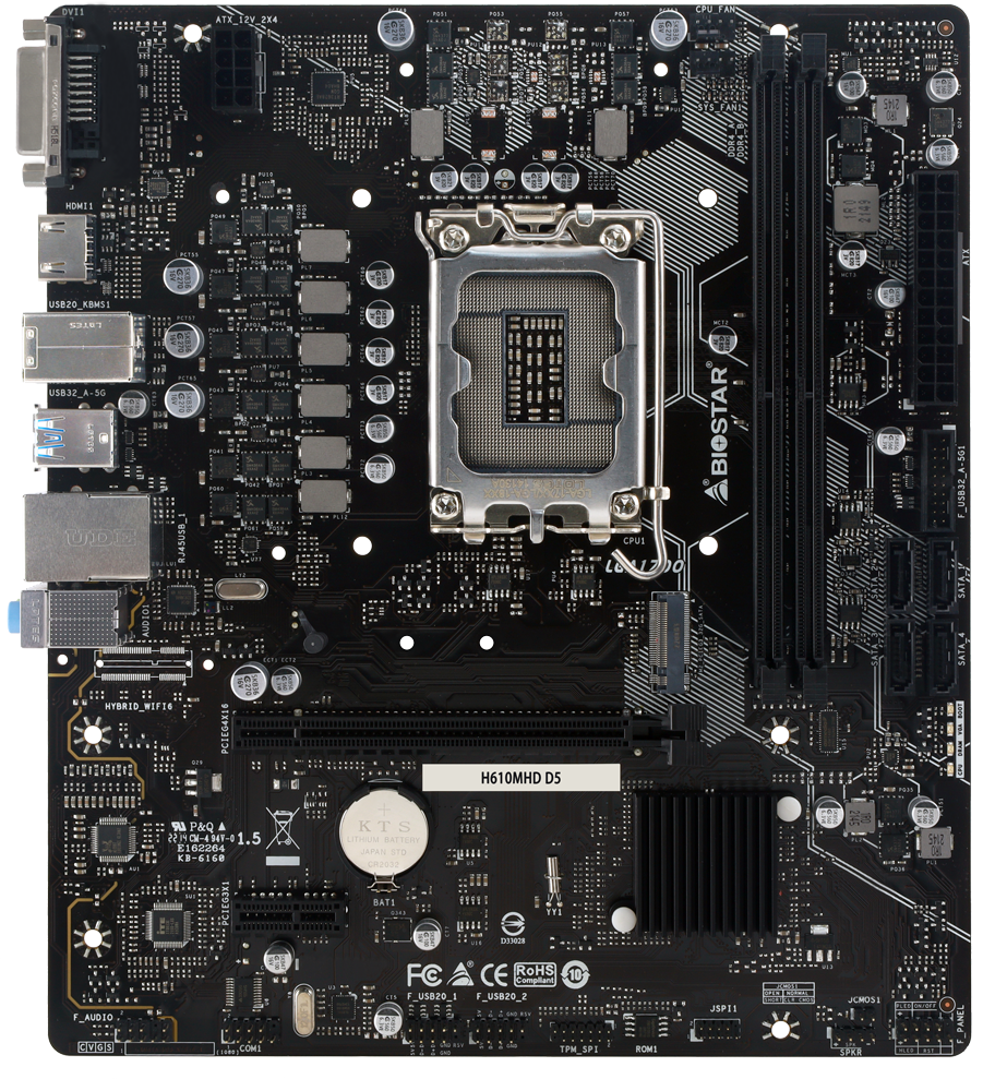 Biostar H610MHD D5