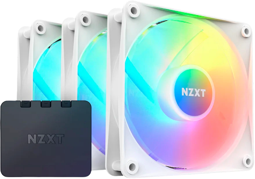 NZXT F120 RGB Core White (3 шт.)