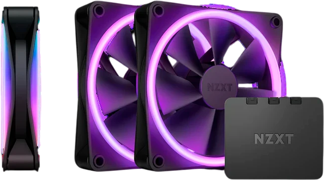 NZXT F120 RGB DUO Black (3 шт.)