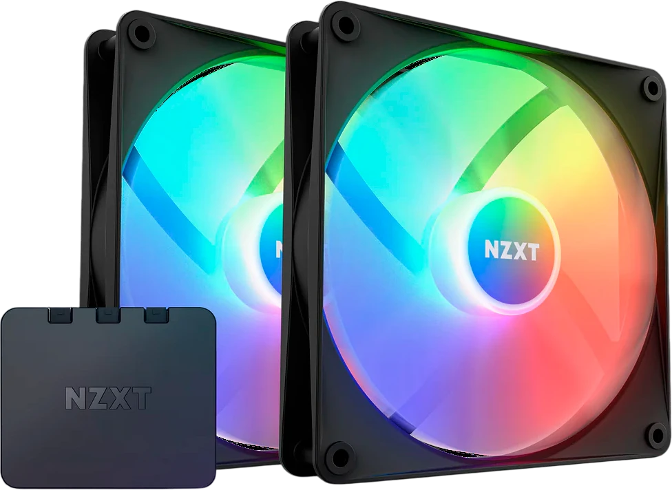 NZXT F140 RGB Core Black (2 шт.)