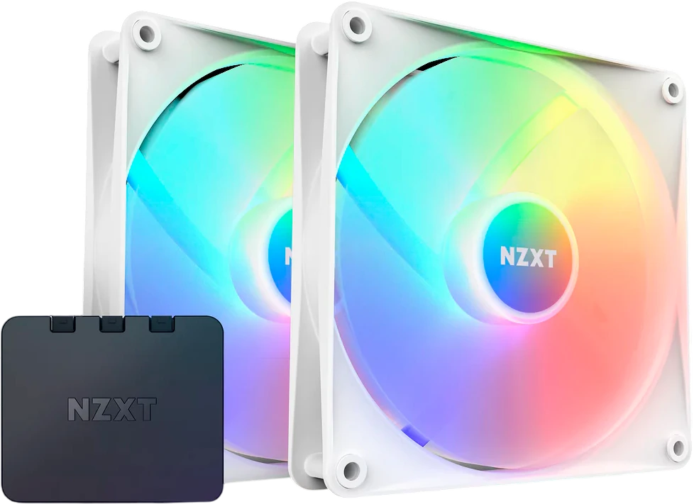 NZXT F140 RGB Core White (2 шт.)