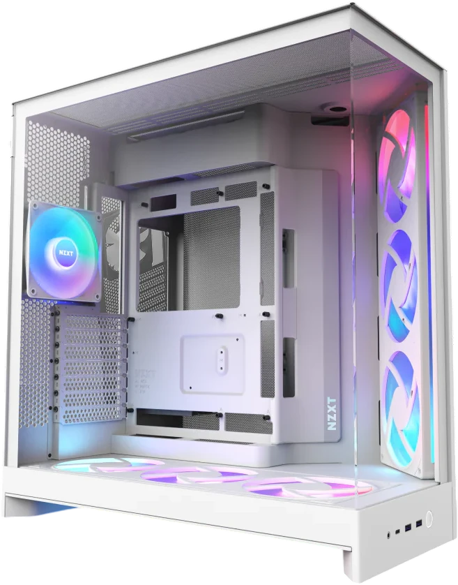 NZXT H9 Flow RGB+ White