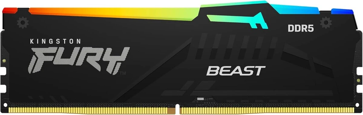 32Gb DDR5 5600MHz Kingston Fury Beast RGB (KF556C36BBE2A-32)