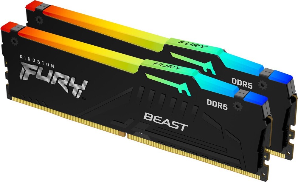 64Gb DDR5 5600MHz Kingston Fury Beast RGB (KF556C36BBE2AK2-64) (2x32Gb KIT)