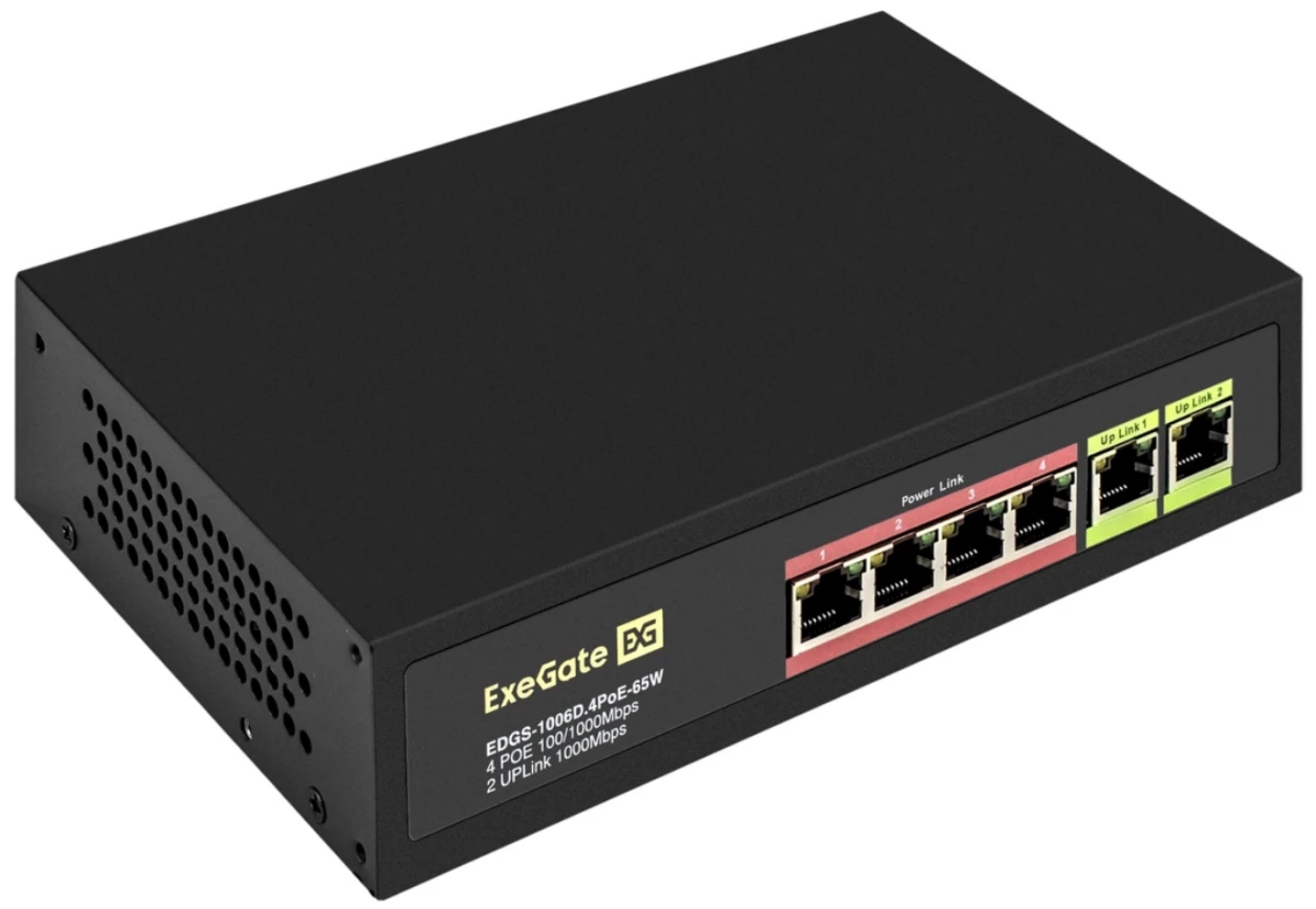 ExeGate EDGS-1006D.4PoE-65W