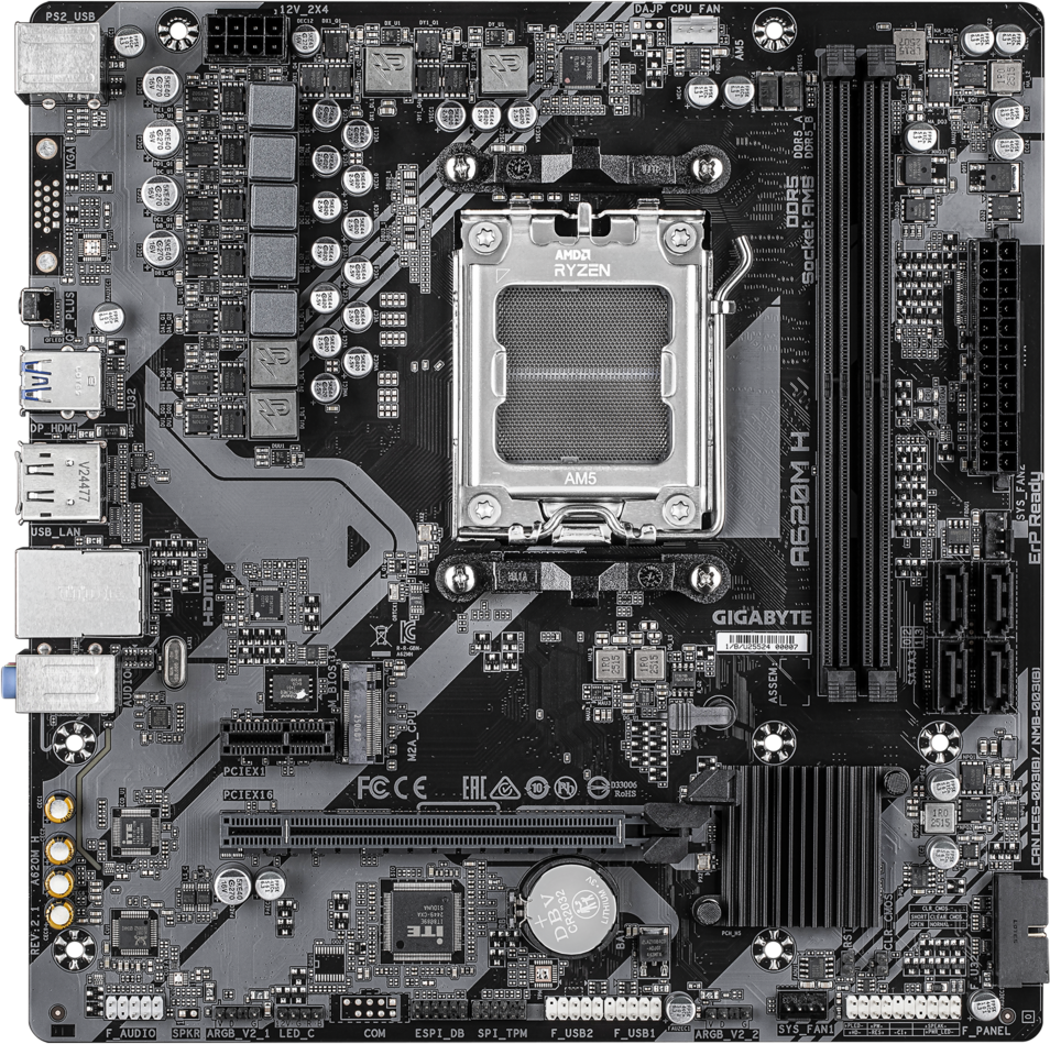 Gigabyte A620M H 2.1