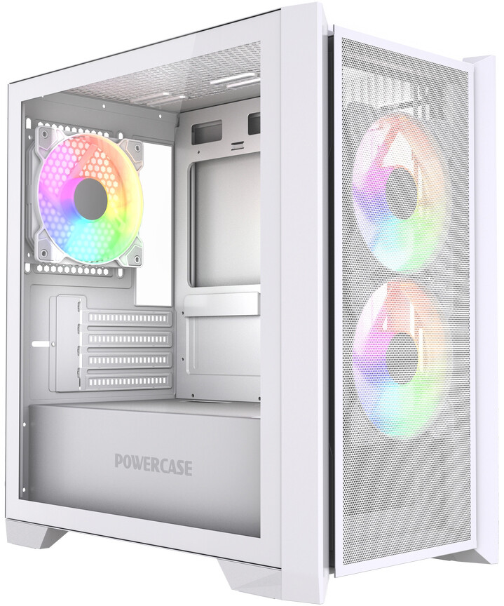 Powercase Alisio Micro Z3B ARGB V2 White