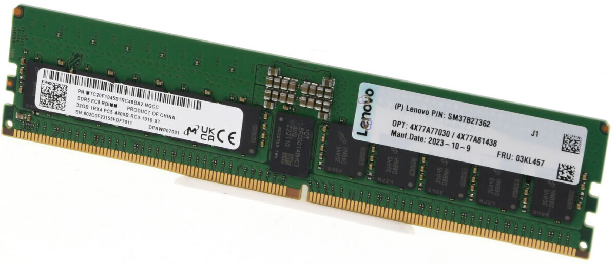 32Gb DDR5 4800MHz Lenovo ECC (4X77A77030)