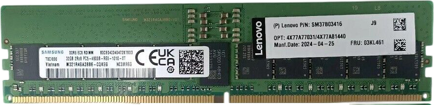 32Gb DDR5 4800MHz Lenovo RDIMM (4X77A77031)