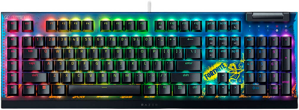 Razer BlackWidow V4 X (Yellow Switch) Fortnite Edition