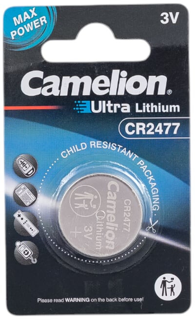 Camelion CR2477-BP1 (CR2477, 1 шт.)