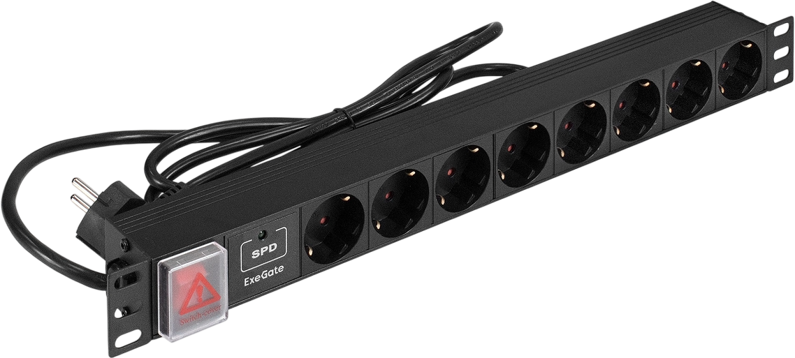 ExeGate PDU-19H804 Al-8S-EU2.5CU-SW-SPD1