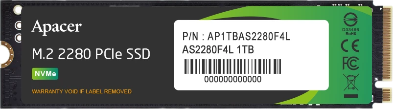1Tb Apacer AS2280F4L (AP1TBAS2280F4L-1)