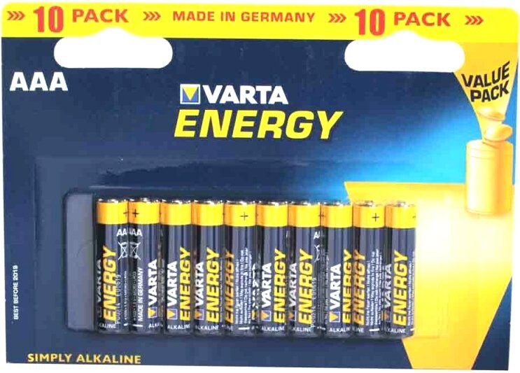 Батарейка Varta Energy (AAA, 10 шт)