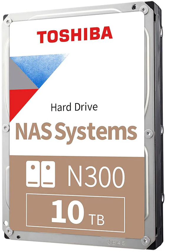 10Tb SATA-III Toshiba N300 NAS (HDWG71AXZSTA)
