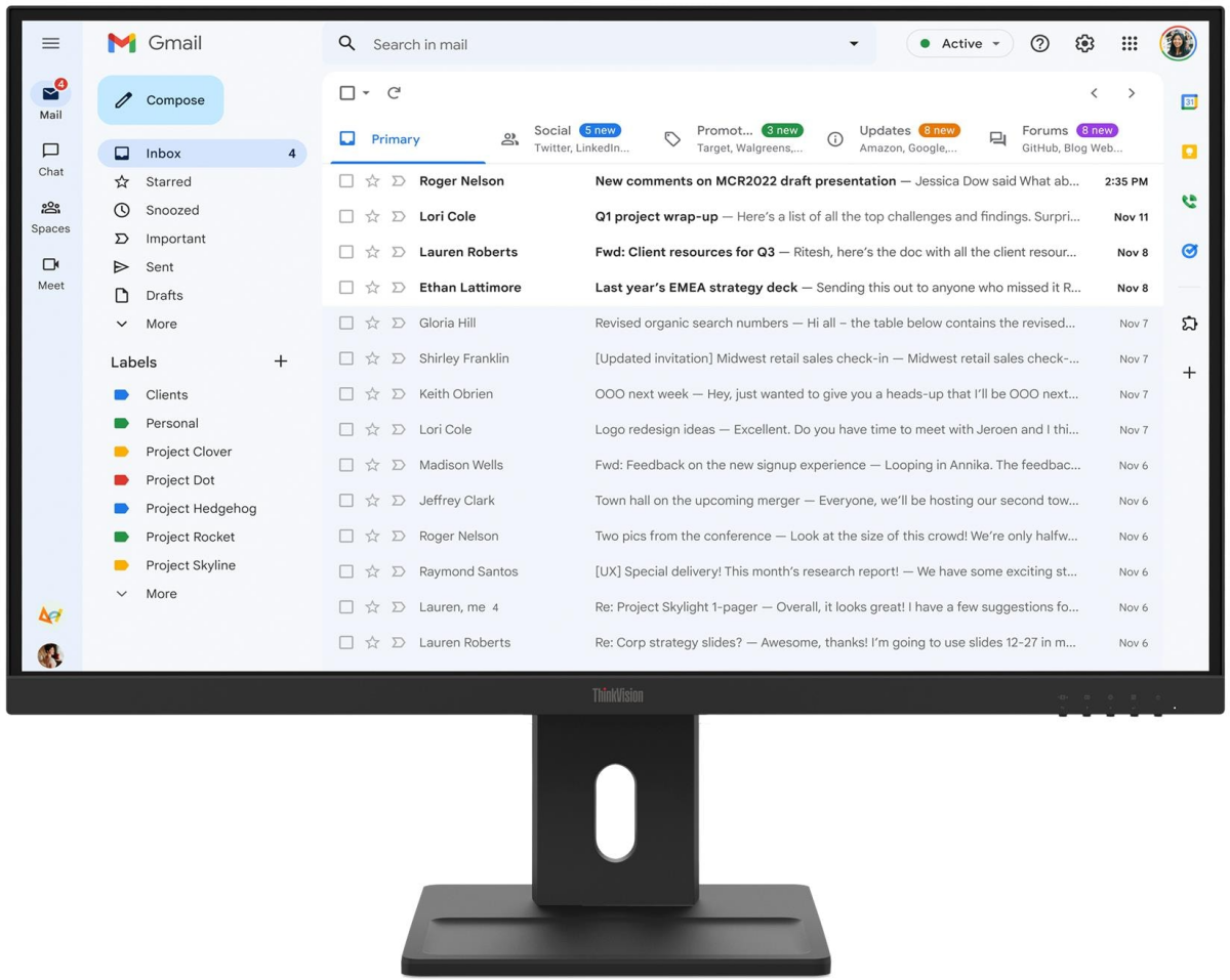 Lenovo 27" ThinkVision E27-40 (64BCMAT4EU)