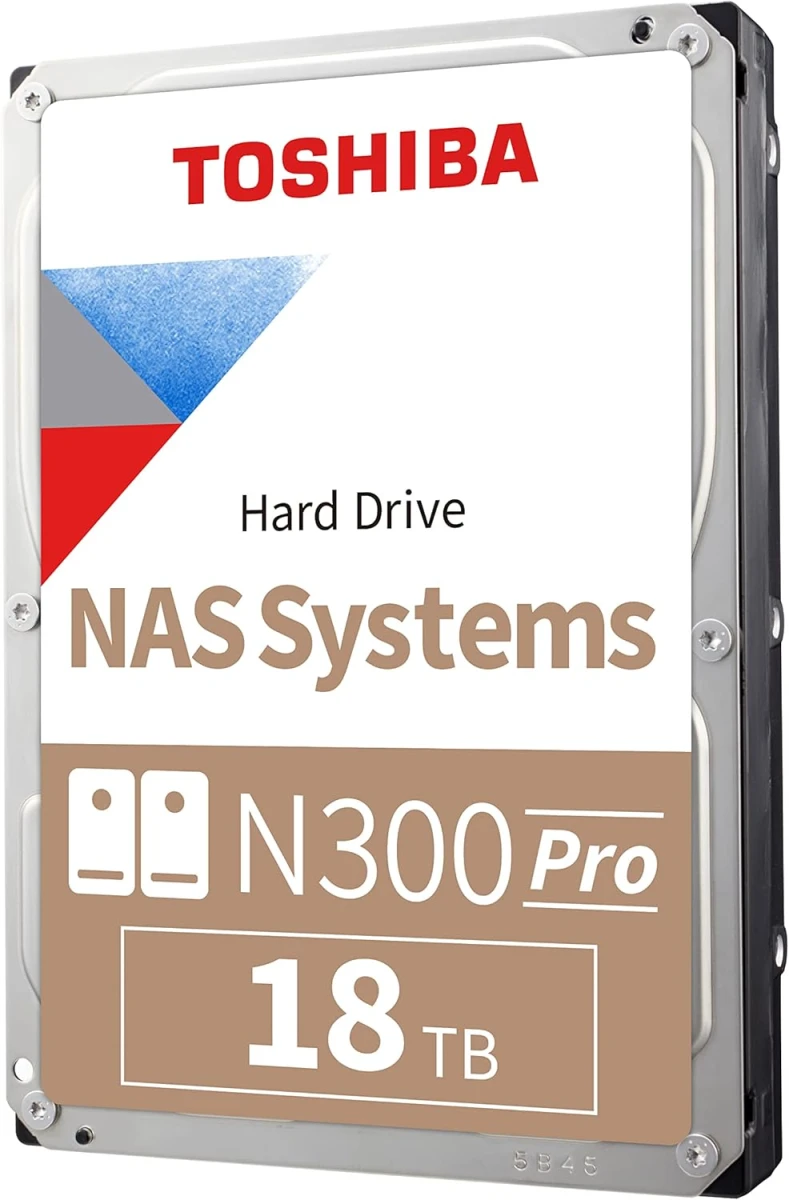 18TB SATA-III Toshiba N300 Pro (HDWG51JXZSTB)