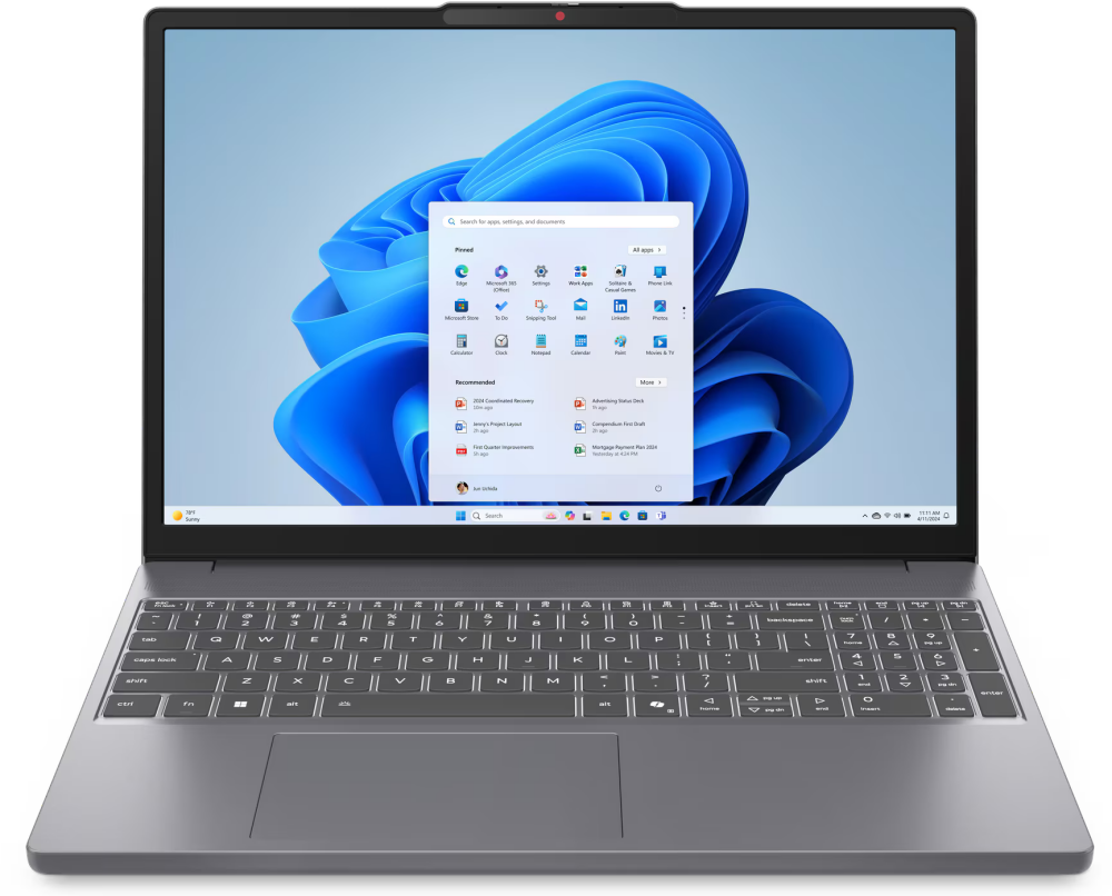 Lenovo IdeaPad Slim 3 15IRH10 Luna Grey (83K100VDIN)