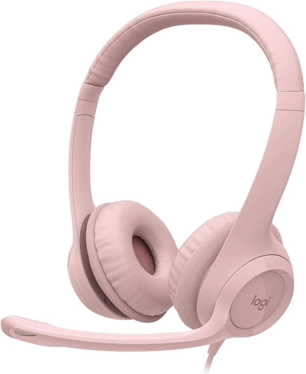 Logitech Stereo Headset H390 USB-A Rose (981-001283)