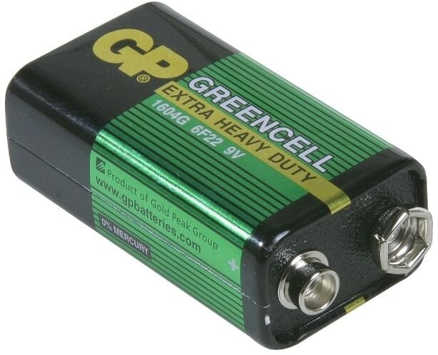 Батарейка GP 1604G Greencell (9V, 1 шт)