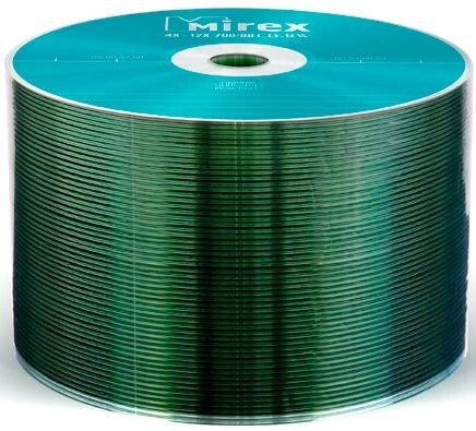 Диск CD-RW Mirex 700Mb 12x Shrink (50шт) (207849)
