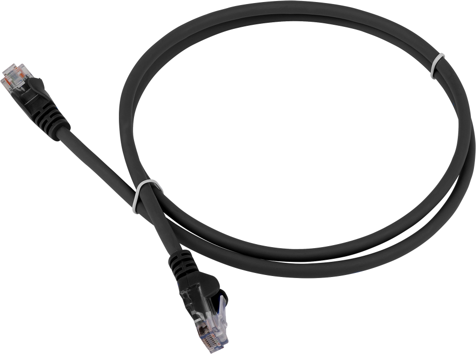 Lanmaster LAN-PC45/U6-2.0-BK, 2м