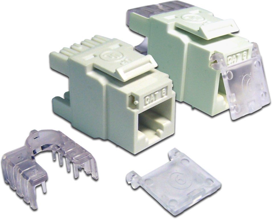 Модуль Keystone Lanmaster LAN-OK45U6/180-WH