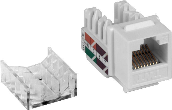 Модуль Keystone TWT TWT-OK45UTP/5E-WH