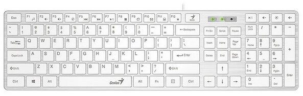 Клавиатура Genius SlimStar 126 White
