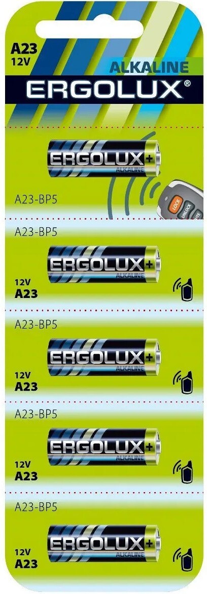 Ergolux (LR23A, 5 шт)