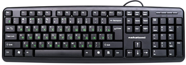 Клавиатура Nakatomi KN-02U Black