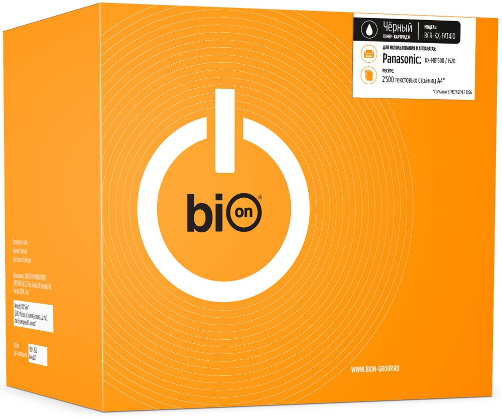 Bion KX-FAT410 Black