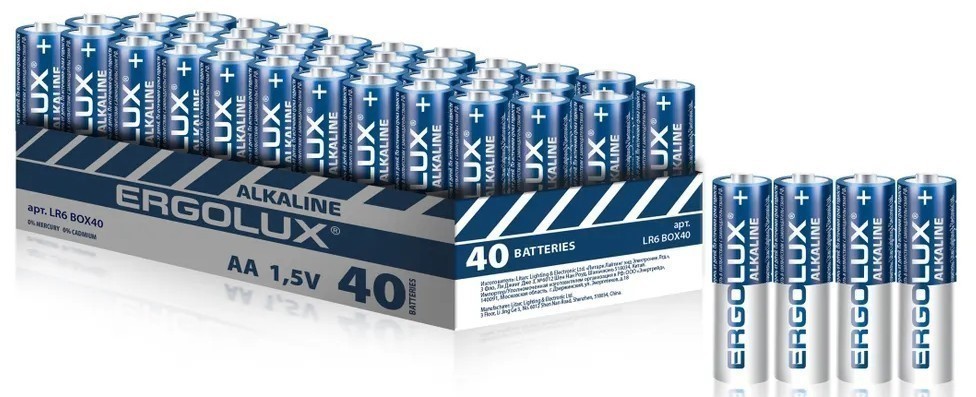 Ergolux LR6 (AA, 40шт)